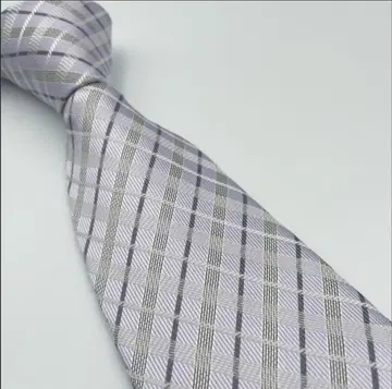 [GIORGIO ARMANI (아르마니)] 새상품급 넥타이 퍼플 체크