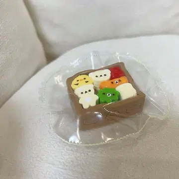 리락쿠마 도시락 스퀴즈 쪼물쪼물 스트랩 타바 스퀴즈