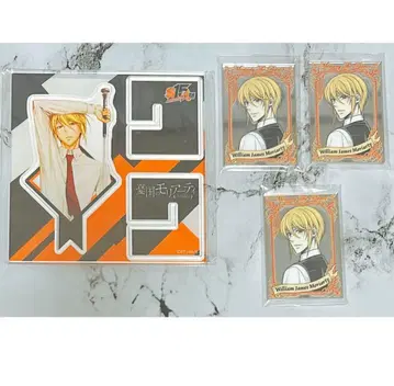 유국의 모리아티 펍 미러풍 아크릴 스티커 아크릴X피규어 4점