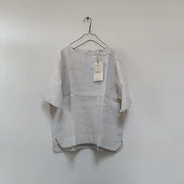 나츄란 별주 DGY 린넨 T 블라우스 미사용품