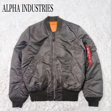 알파인더스트리 ma1 플라이트 자켓 밀리터리 그린 짧은 기장