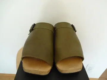 trippen Rockford 우드 샌들 사이즈 39 그린