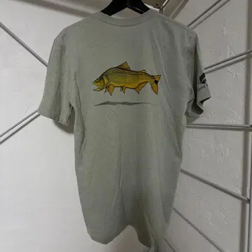 파타고니아 남성용 월드 트라웃 레스폰서빌리티 티셔츠 S사이즈