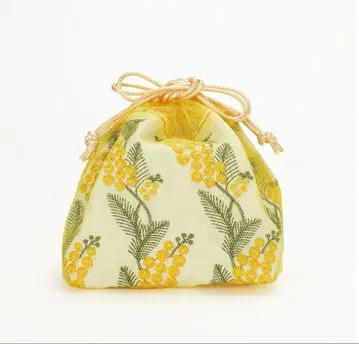 친자와 레이스/미모사 튤 잡화/복조리 파우치 S/미사용 새상품