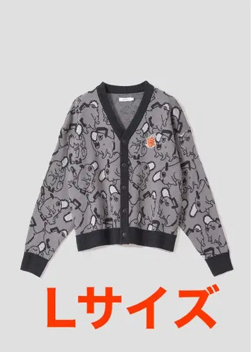 [ 미사용 새상품 ] 체인소 맨 그라니프 포치타 가디건 그레이 L 사이즈