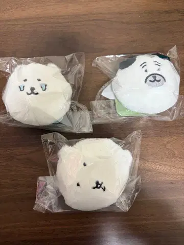 나가노의 곰 나가노 복권 E상 얼굴 마스코트 3점 세트