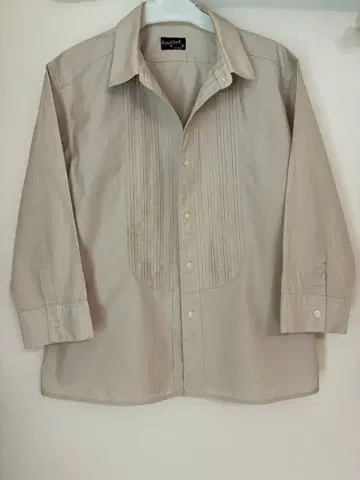 마가렛 호웰 베이지 7부 소매 셔츠