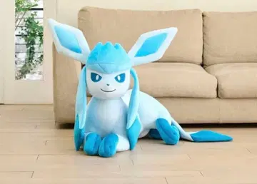 [ 새상품 ] 포켓몬 센터 봉제 인형 등신대 글레이시아 엎드린