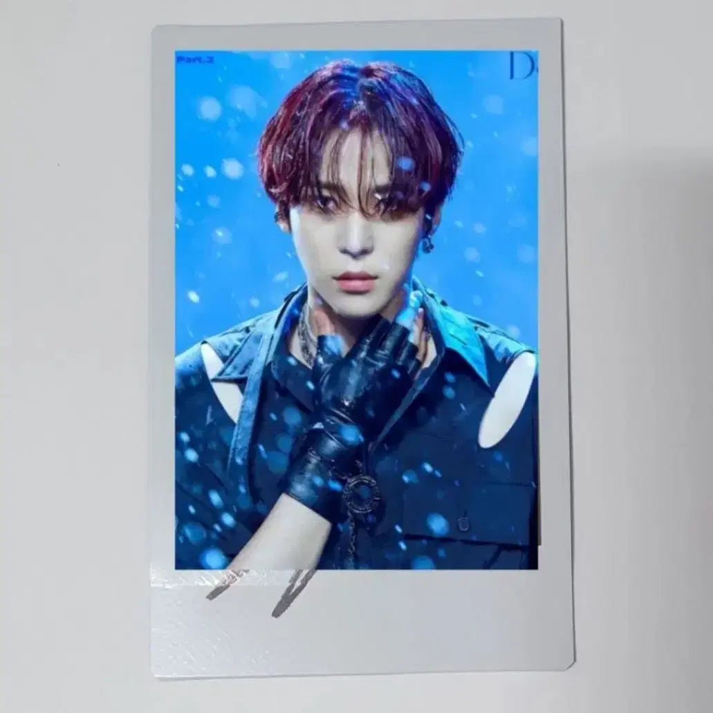 Ateez Choi San San Riternity Event Sign Sign Polaroid on Bunjang