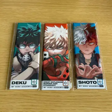 히로아카 에후다 캔뱃지 미도리야, 바쿠고, 토도로키