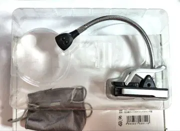 산와 다이렉트 확대경 확대 루페 라이트 부착 클립 스탠드형