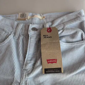 Levi's 코듀로이 팬츠 하이라이즈 스트레이트 레그