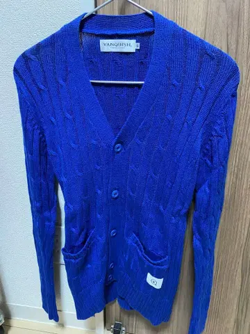 VANQUISH 블루 가디건 S 사이즈