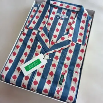 새상품 베네통 남성용 파자마 긴팔 롱 바지 사이즈 4