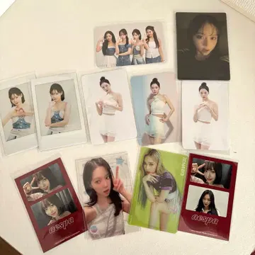 aespa 에스파 윈터 트레이딩 카드 묶음 판매