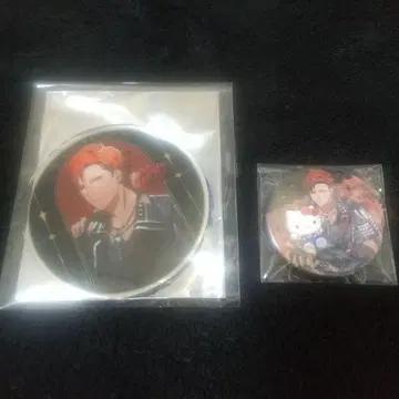 브라스 흑요 코스터 산리오 캔뱃지