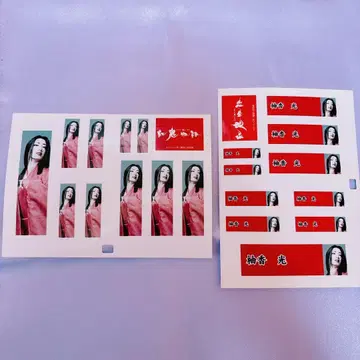 홍귀 이야기 유즈카 히카루 코우코 네임 스티커 HMV 한정판