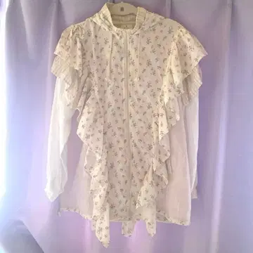 merry jenny floral 콤비 후디 자켓 핑크