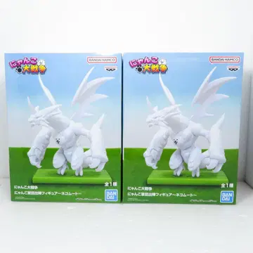 무료배송 2개 세트 냥코 대전쟁 네코무토 피규어 화이트
