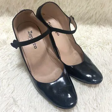 레페토 repetto 에나멜 스트랩 펌프스 스트랩 블랙