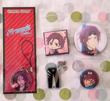 Free! 캔뱃지 아크릴 참 마츠오카 린 등 5점