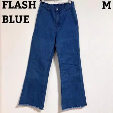 FLASH BLUE 데님 archive 블루 M 청바지 프린지 헴