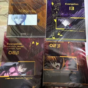 에반게리온 클리어 파일 세트 마리 아야나미 레이 아스카 나기사 카오루