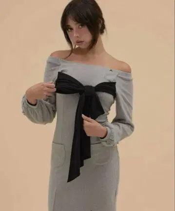 andmary Ella 리본 드레스 AM1496