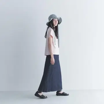 호보니치 o2 데님 롱 스커트 시착만 한 상품