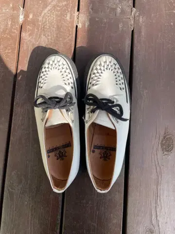 조지 콕스 러버 솔 새상품급 화이트