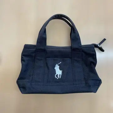 [ 새상품급 ] 폴로 랄프로렌 핸드백 블랙 화이트 빅포니