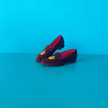 Tricker's 트리커스 벨벳 슬립온 크라운 보르도 7