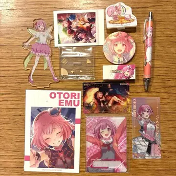 호우 에무 아크릴 스탠드 캔 배지 카드 샤프 지우개 클립