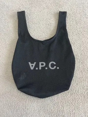 정품! apc 아페쎄 메쉬 토트백 블랙