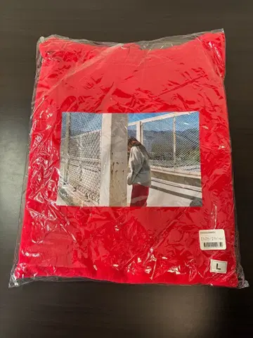 아이묭 아노네 풀오버 후드티 L 사이즈 빨간색