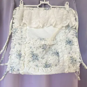 merry jenny floral 레이스 냅색 파랑