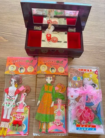 쇼와 레트로 옷 갈아입히기 인형 오르골 발레리나 쇼와 레트로 포즈