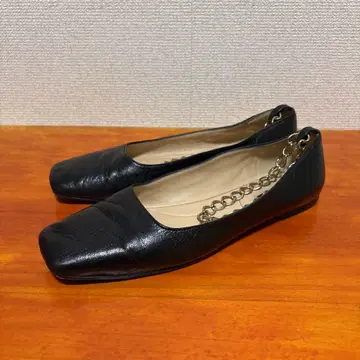 파비오 루스코니 앵클 스트랩 로퍼 23.5cm 37 블랙