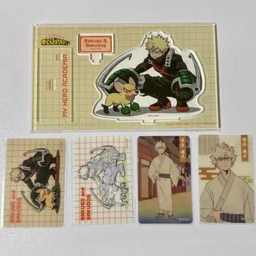 히로아카 바쿠고 카츠키 아크릴 스탠드 클리어 카드