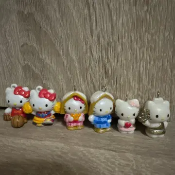 헬로키티 다니엘 피규어 6체 세트 헤이세이 레트로 산리오 레어