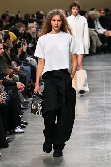 sacai 25aw 실크코튼 팬츠 사이즈 1