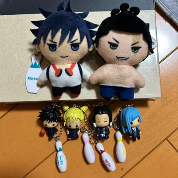 주술회전 미니 피규어 스트랩 라운드 원