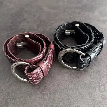 goa 천연 가죽 벨트 블랙 브라운 2개 세트 별도 판매 가능