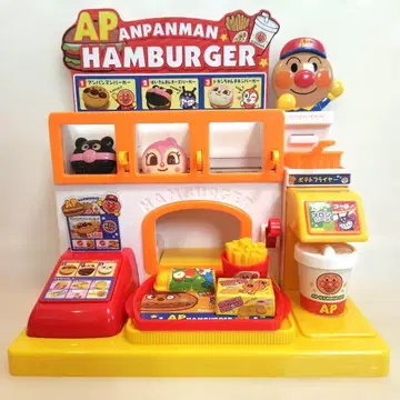 [ 부품 부족/외부 박스 없음 ] 호빵맨 말하는 햄버거 가게