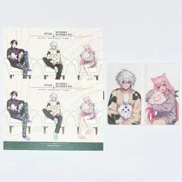 무라쿠모 카게츠 얀 나리 아누아 anua 클리어 카드 엽서