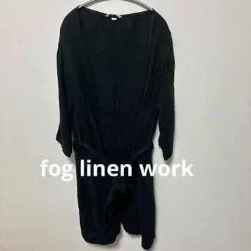 fog linen work 포그린워크 롱 가디건 네이비 FLW