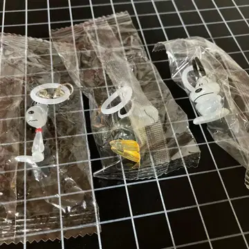 스누피 메지루시 액세서리 3종 세트