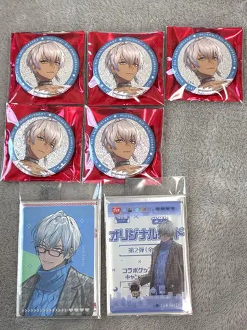 8th Anniversary 이브라힘 캔뱃지 5개+스키야 콜라보 4종