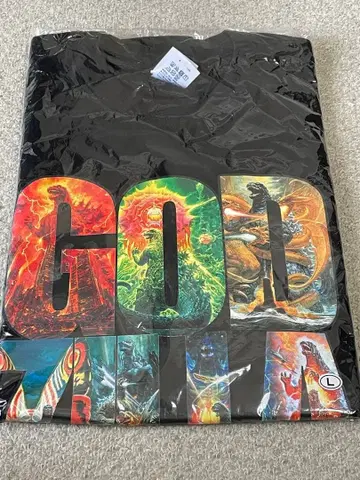 나마라이 노리요시 고질라 로고 T셔츠 L 사이즈