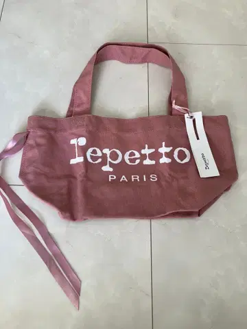 [ 레어 ] 미사용 레페토 Repetto 캔버스 미니 토트 백